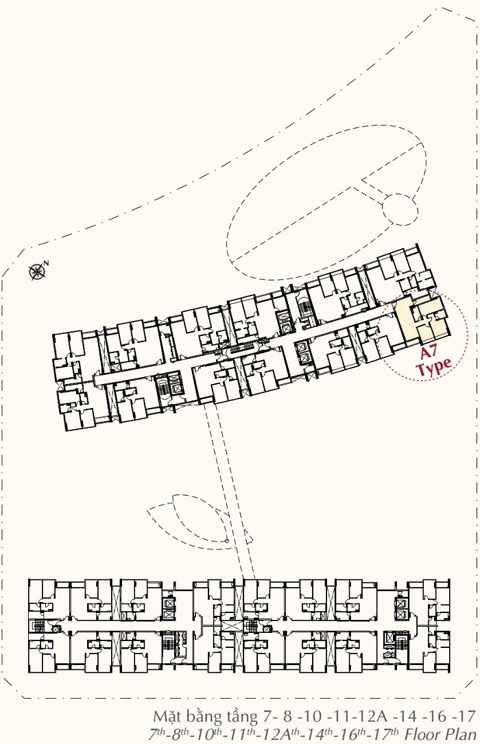 3. Vị trí kiểu căn hộ