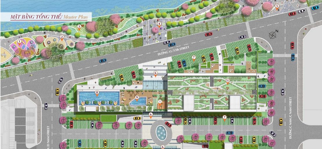 Mặt Bằng Tổng Thể The Symphony Midtown M6
