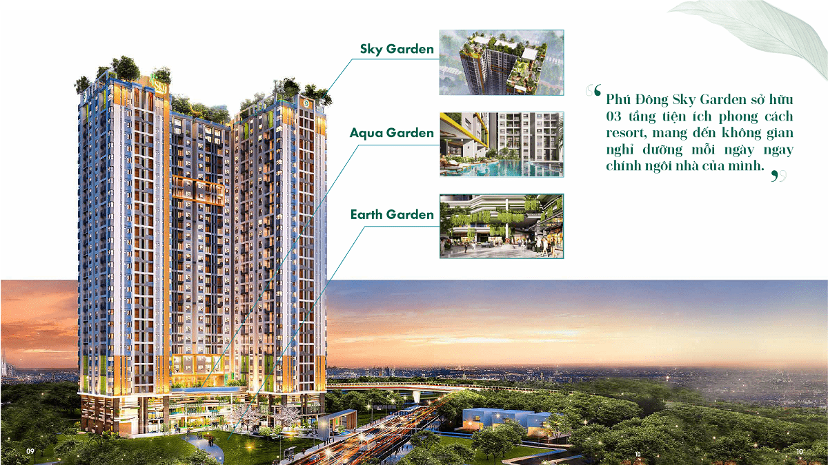 Tiện ích dự án căn hộ Phú Đông Sky Garden
