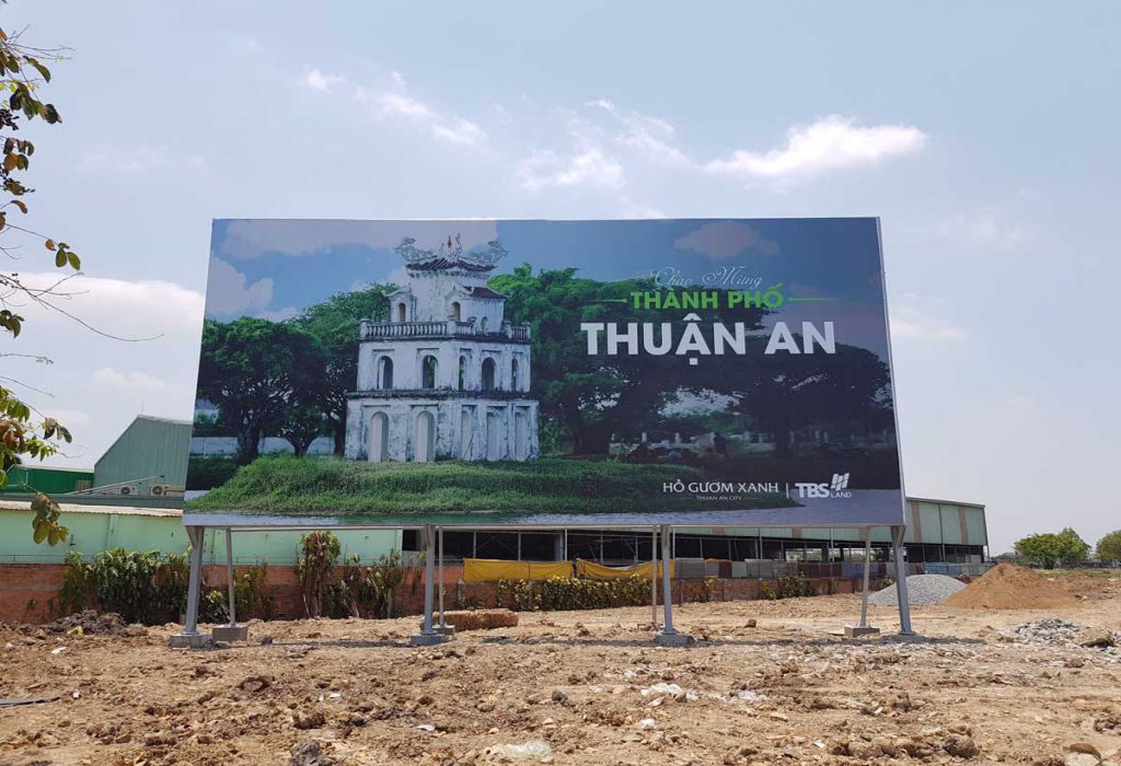 Thực tế tiến độ dự án Hồ Gươm Xanh Thuận An